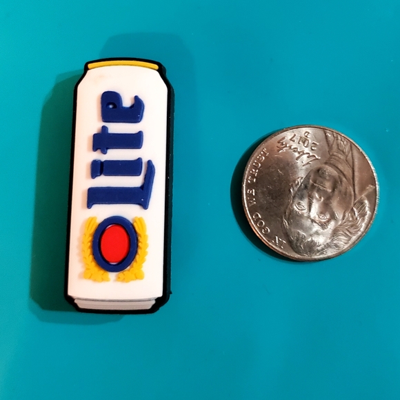 6/$9 - Miller Lite Charm/Jibbitz for Crocs * Mix & Match* - Picture 1 of 2